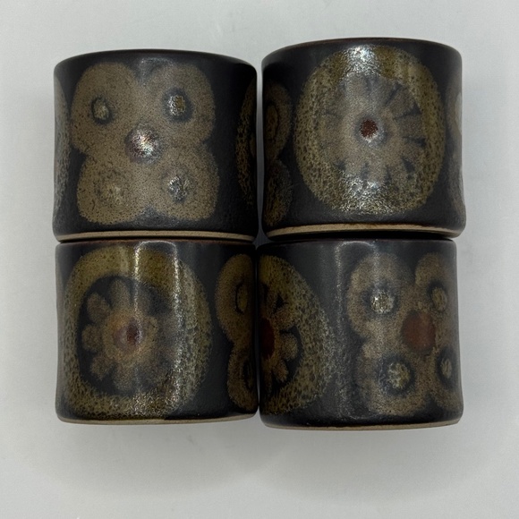 Denby Arabesque Egg Cups Set of 4. - Picture 3 of 13